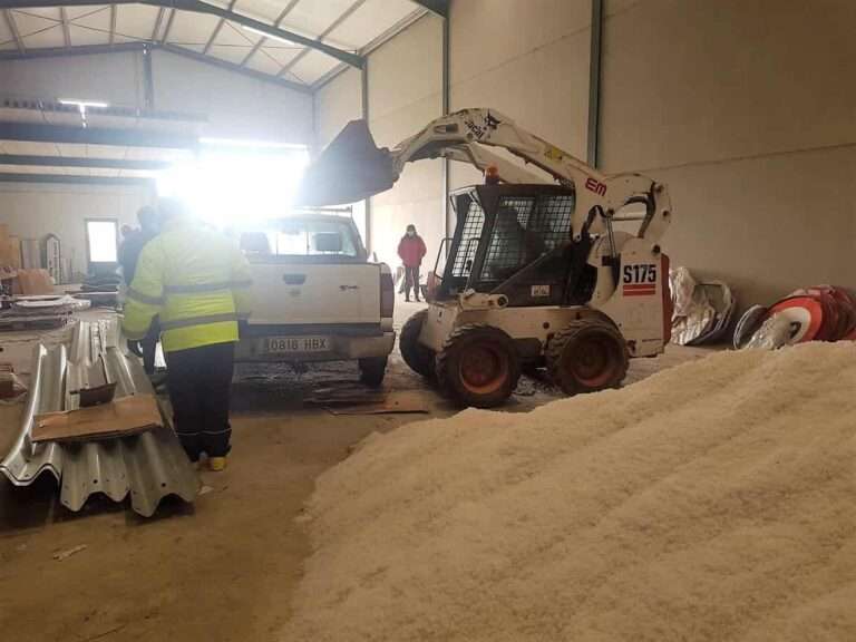Diputación de Toledo ha puesto a disposición de los municipios 50 toneladas de sal para hacer frente al temporal