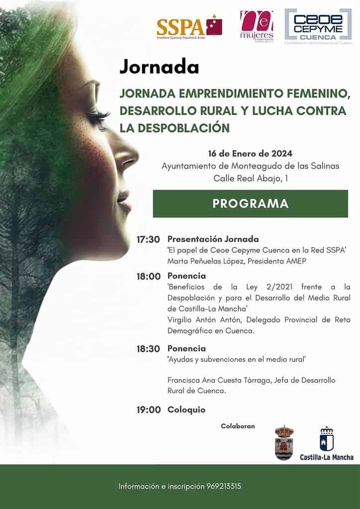AMEP Cuenca reabre este martes sus jornadas informativas para personas emprendedoras en Monteagudo de Salinas