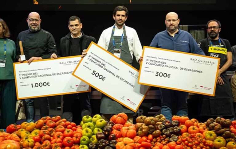 El chef Rubén Sánchez, del restaurante Epílogo de Tomelloso, se lleva la victoria en el Concurso Nacional de Escabeches