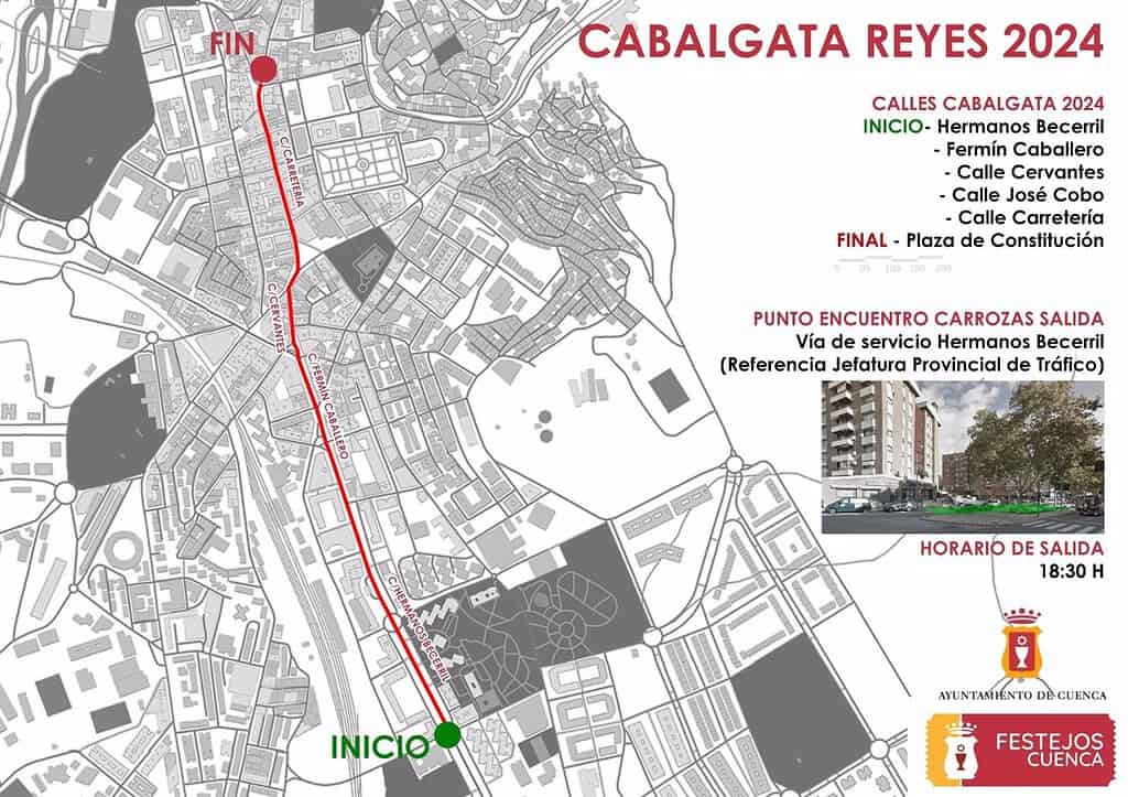 Las líneas de autobús 2, 5 y 6 de Cuenca interrumpirán unas horas su servicio por la Cabalgata de Reyes