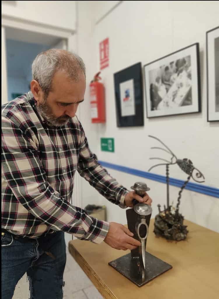Manuel Sánchez Galán expone su obra escultórica en la Casa de Castilla-La Mancha de Madrid 2