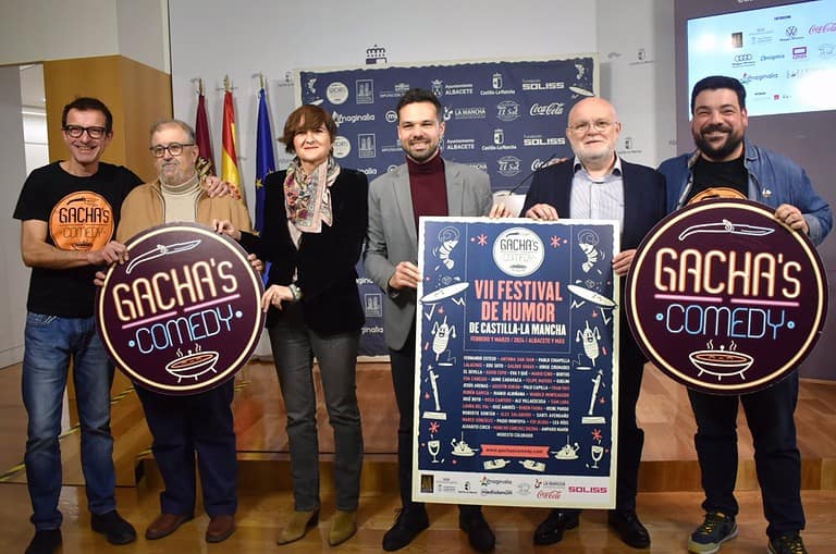 El VII Festival del Humor de C-LM 'Gacha's Comedy' contará con 42 artistas del 23 de febrero al 23 de marzo en Albacete