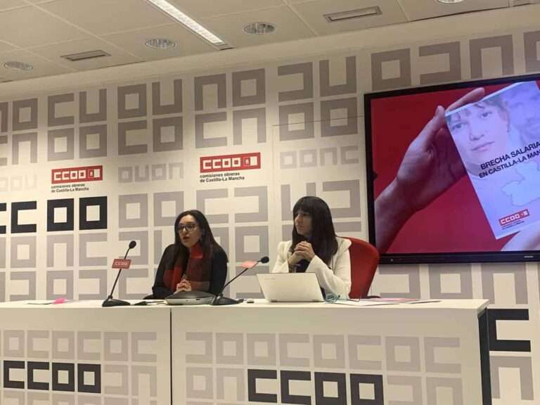 Mujeres de C-LM tendrían que ganar 3.742 euros más al año para igualarse al salario medio anual de hombres, según CCOO