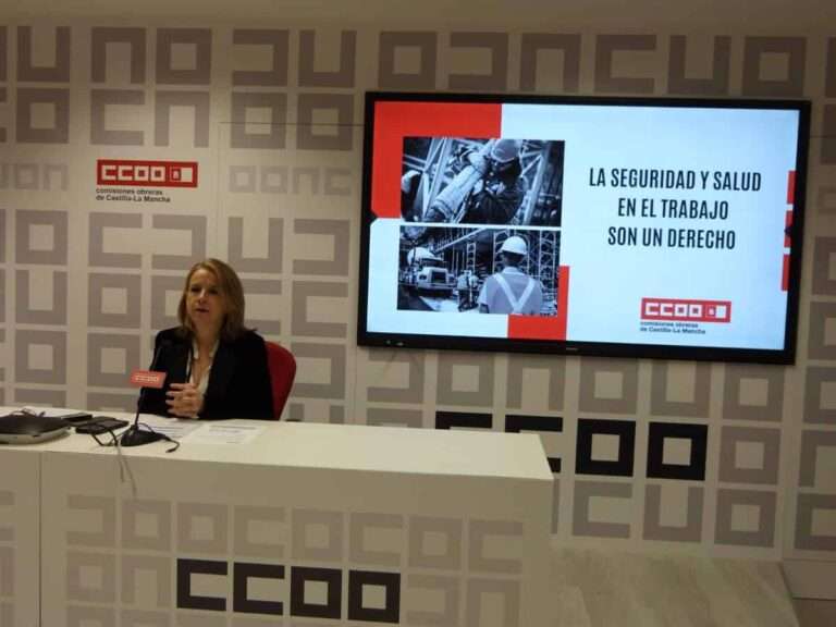 CCOO condena que C-LM siga en el "top" de siniestralidad laboral y mantiene que los 33 mortales del 2023 eran evitables