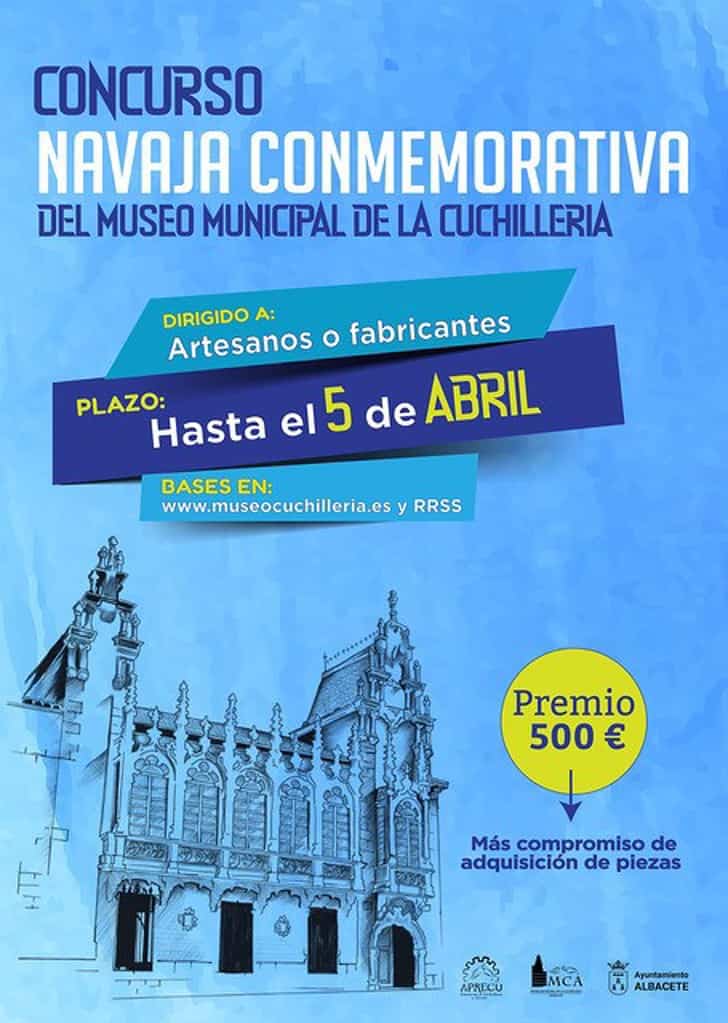El Museo de la Cuchillería de Albacete convoca un concurso para crear una navaja conmemorativa de su XX aniversario
