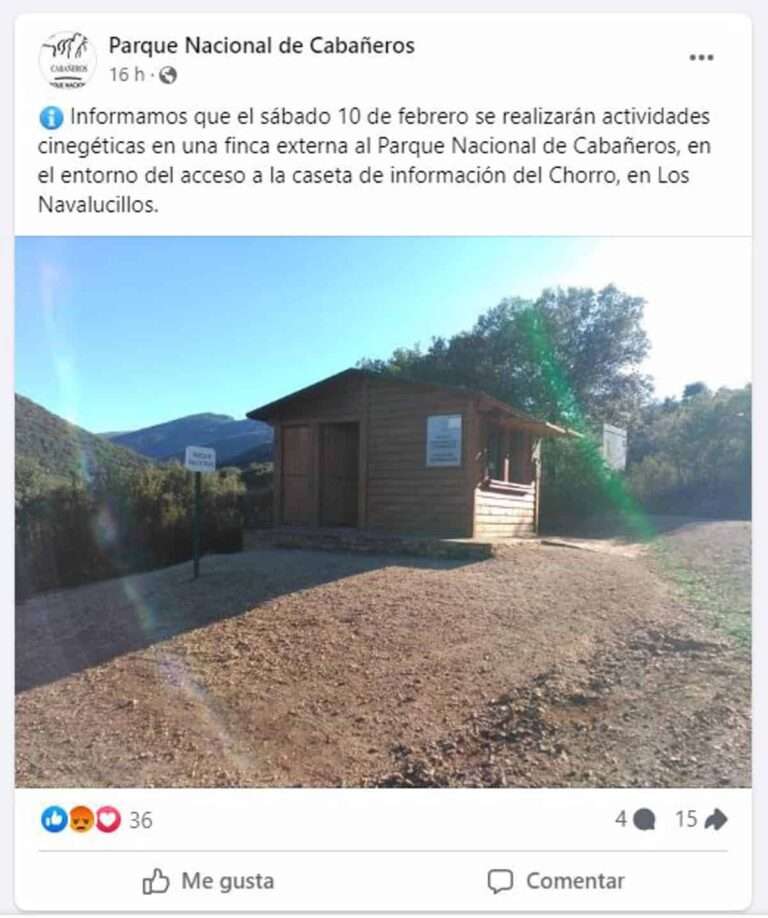 Ecologistas en Acción Toledo denuncia problemas de seguridad de una cacería en Cabañeros y pide su suspensión
