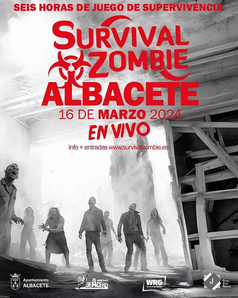 Albacete acogerá el juego de supervivencia 'Survival Zombie' el próximo 16 de marzo