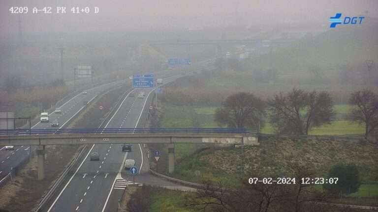 La A42 en Illescas se descongestiona y la protesta empieza a disolverse pacíficamente tras intervención de Guardia Civil