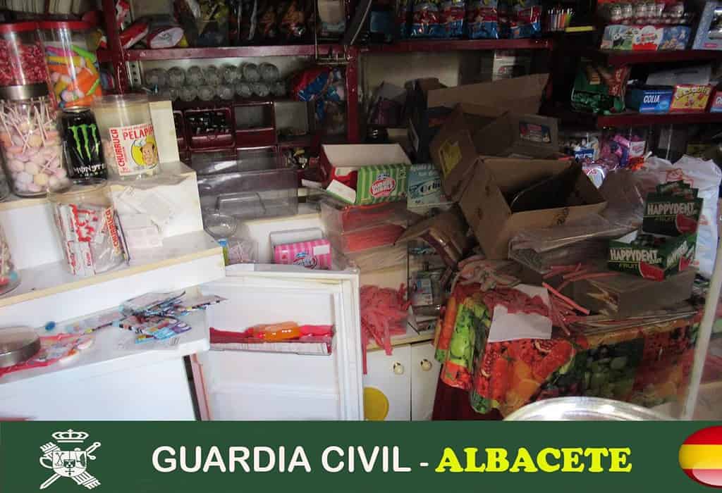 Detenido un hombre mientras robaba un quiosco en Tobarra (Albacete)