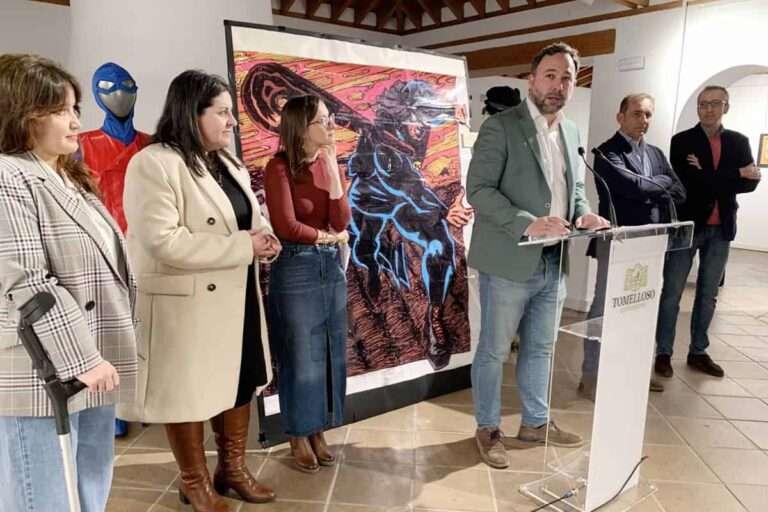 Tomelloso acoge una exposición del artista Pedro Salinas, autor de 'El Gañan Enmascarado', hasta el 25 de marzo