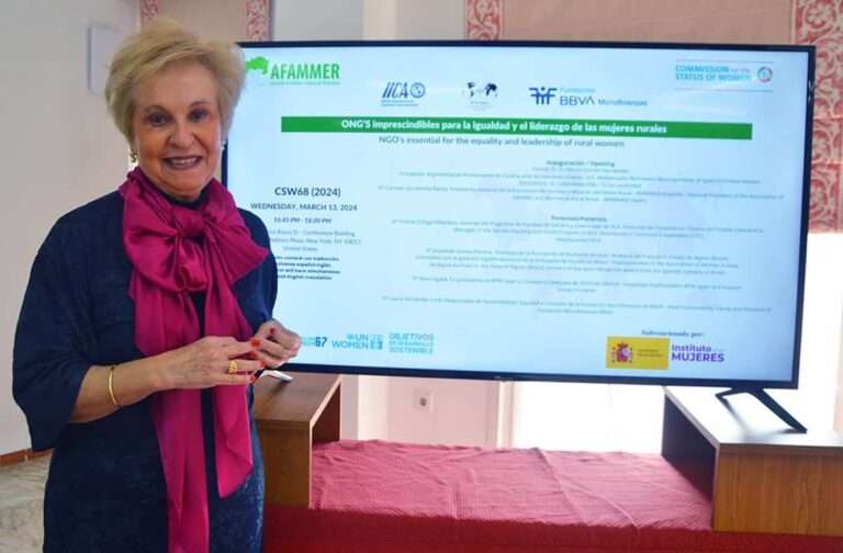 Afammer pedirá en la sede de la ONU "un mayor reconocimiento para las mujeres y niñas de los pueblos"