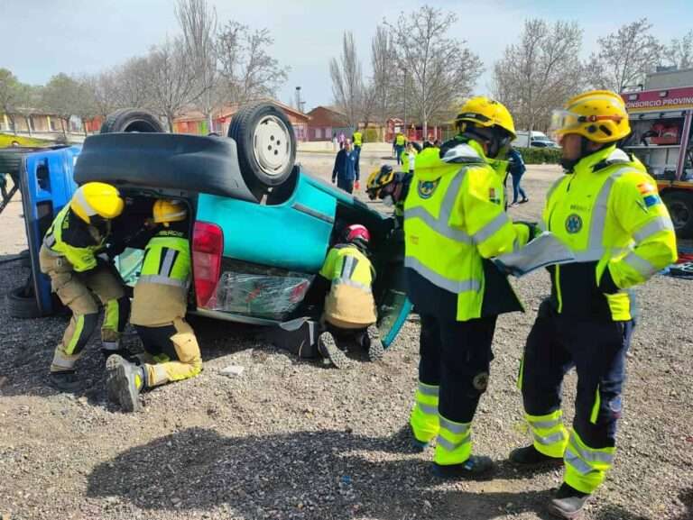 Cabanillas del Campo (Guadalajara) alberga un simulacro de emergencias por inundaciones con más de 110 participantes