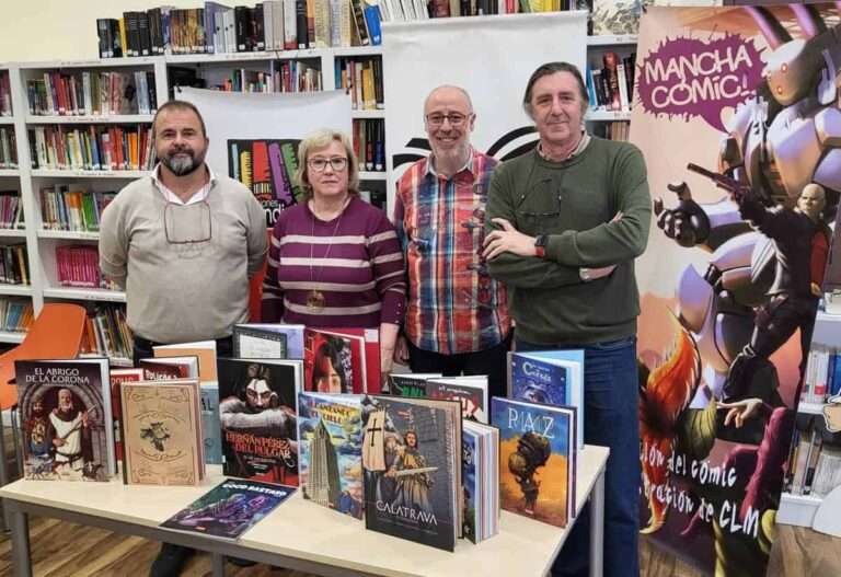 Bibliotecas municipales de Ciudad Real reciben 50 cómics de Manchacomic y Serendipia por el día nacional del cómic