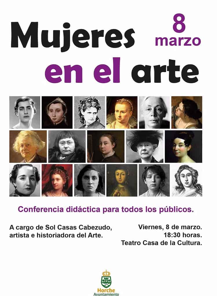 La historiadora Sol Casas ofrece este viernes una conferencia sobre las mujeres en el arte en Horche (Guadalajara)