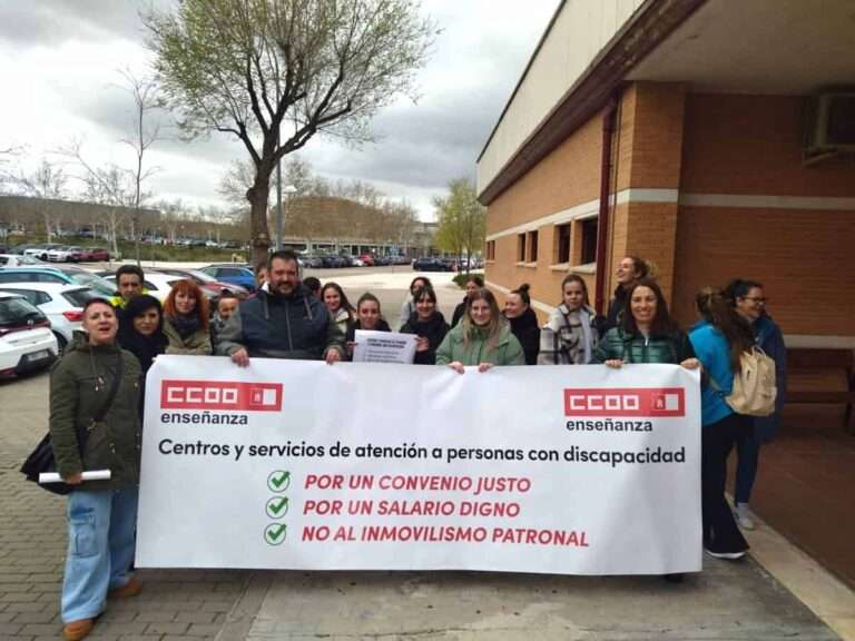 El sector de atención a la discapacidad inicia movilizaciones en C-LM para "mejorar" sus condiciones laborales