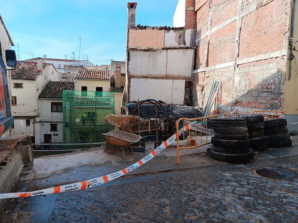 Cuenca en Marcha ve incumplimiento de la normativa urbanística en la demolición de varios inmuebles en Alonso de Ojeda