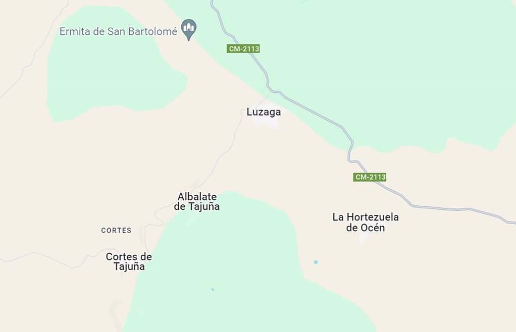 Cortada la GU-952 entre Luzaga y Cortes de Tajuña por el desbordamiento del río Tajuña