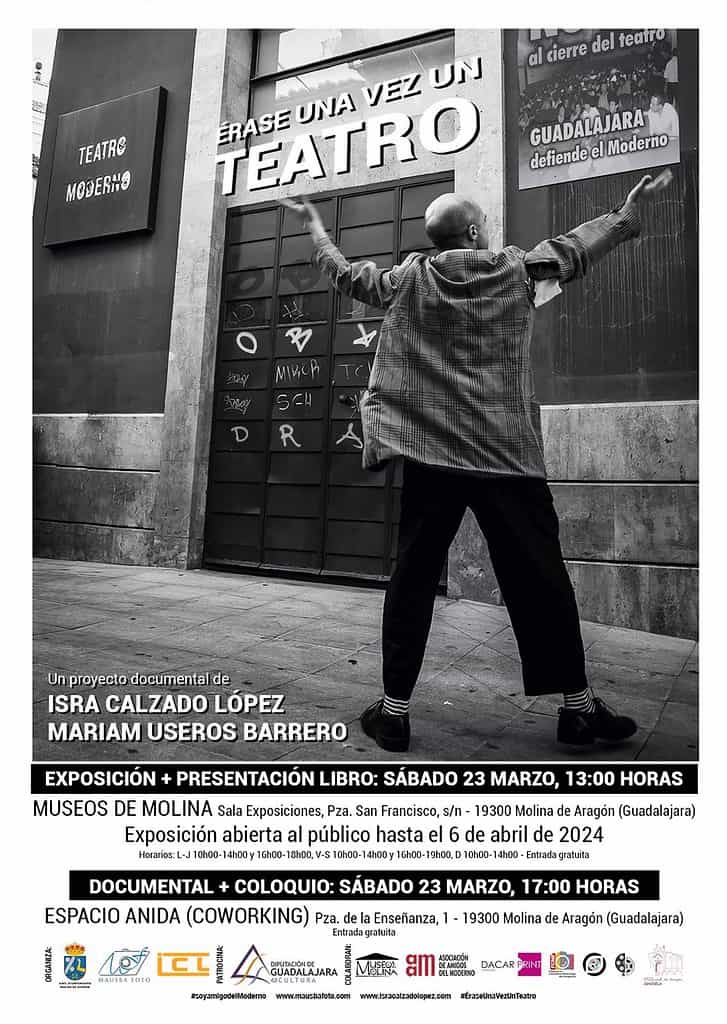 El trabajo que documenta la oposición cívica al cierre del Moderno de Guadalajara llega el sábado a Molina de Aragón