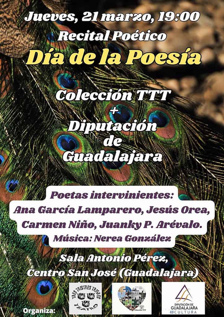 Tres Tristres Trigres Teatro llenará de poesía la Sala de Arte Antonio Pérez de Guadalajara este jueves