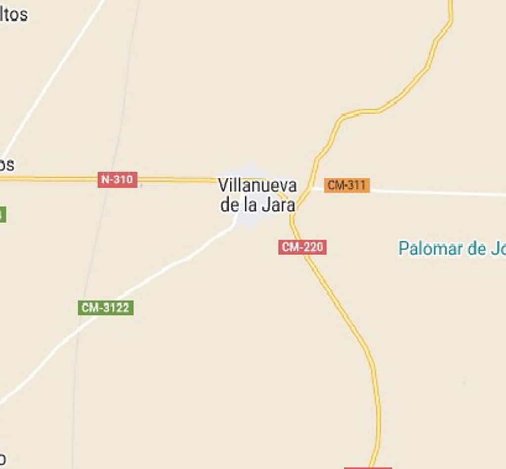 Fallece el conductor de un camión tras salirse de la vía y volcar en Villanueva de la Jara (Cuenca)