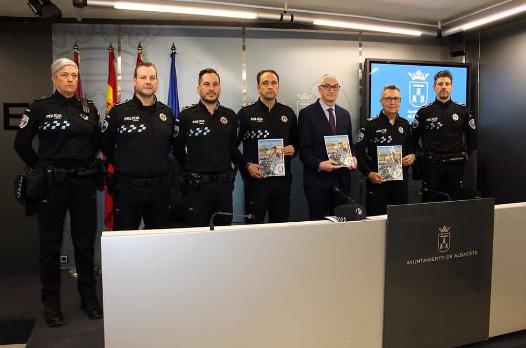 Las incidencias atendidas por la Policía de Albacete bajan un 11% en 2023 y suben un 38% los servicios asistenciales