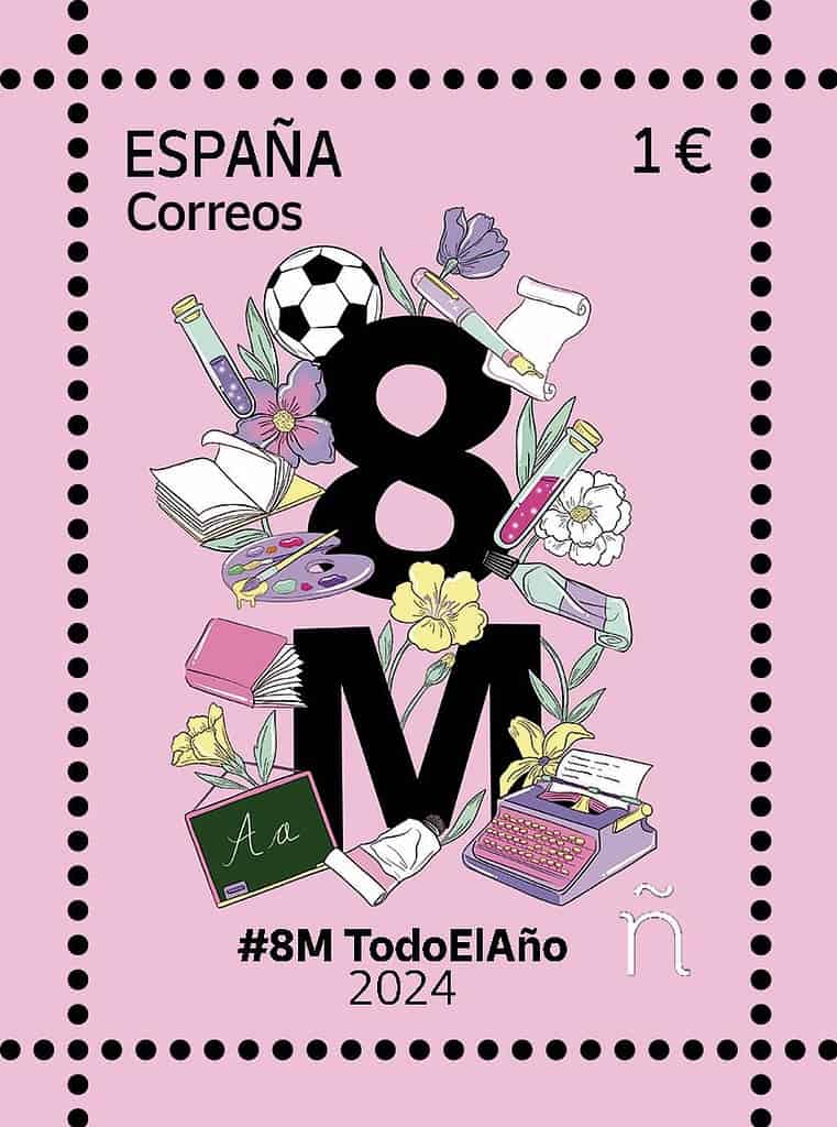 Correos celebra el Día Internacional de la Mujer con la presentación de un nuevo sello de la colección #8MTodoElAño 2