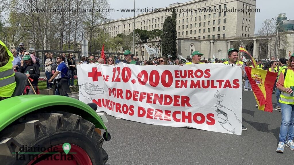 España se Moviliza: La protesta de tractores que recorrió la capital 49