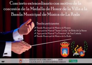 Hasta 200 músicos interpretarán pasodobles para celebrar este sábado el centenario de la Banda Municipal de La Roda