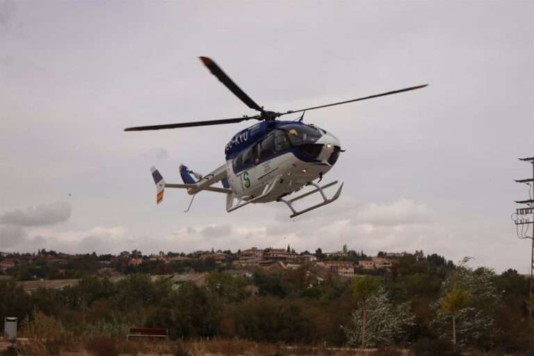 Trasladan al hospital a un hombre atropellado por un tractor en Villamiel (Toledo)