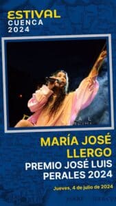 La cordobesa María José Llergo recibirá el premio José Luis Perales de Estival Cuenca dirigido a jóvenes músicos