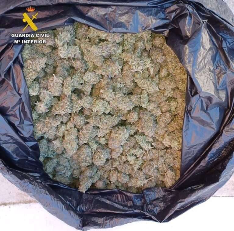 Detenido transportando más de 23 kilos de marihuana en su vehículo a la altura de Puerto Lápice