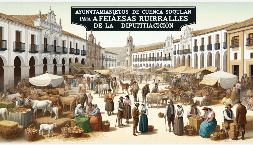 Los ayuntamientos de la provincia de Cuenca ya pueden pedir las ayudas para organizar ferias rurales de la Diputación