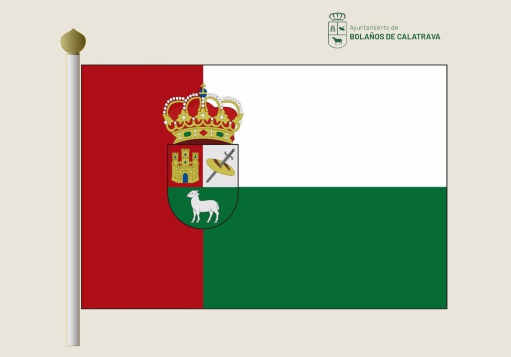 Bolaños de Calatrava y Tortuera ya cuentan con bandera oficial tras su aprobación por parte del Gobierno regional
