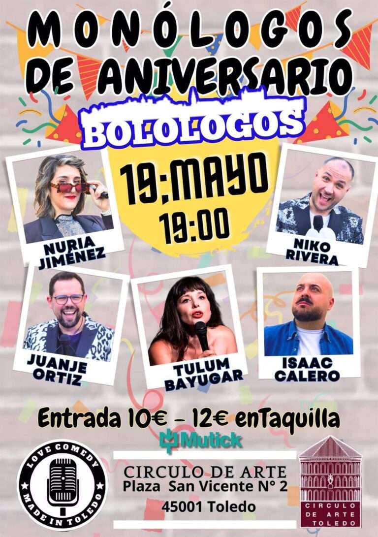 Bolólogos celebra su primer aniversario este domingo en el Círculo de Arte de Toledo