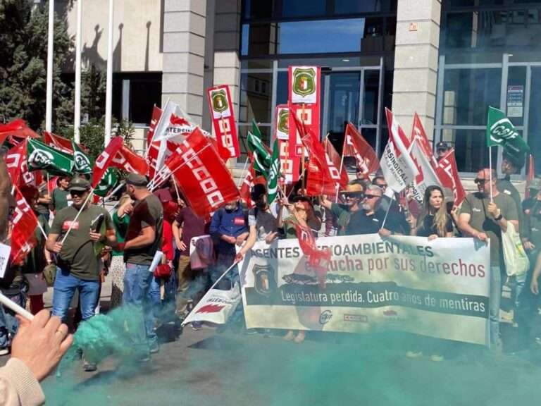 CSIF, STAS, CCOO y UGT se manifestarán el próximo 7 de mayo en Toledo en defensa del Cuerpo de Agentes Medioambientales