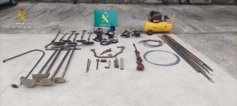 Cuatro detenidos por robos con fuerza en naves industriales de la comarca de la Campana de Oropesa