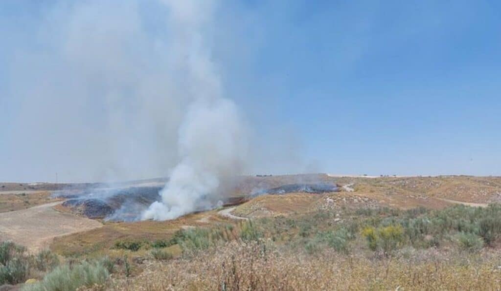 Extinguido el fuego en Borox (Toledo) que ha quemado diez hectáreas de terreno forestal