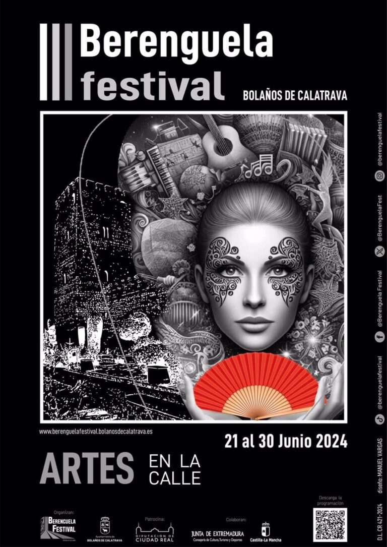 Un espectáculo de danza vertical sobre un castillo, entre las actividades de Berenguela Festival en Bolaños de Calatrava