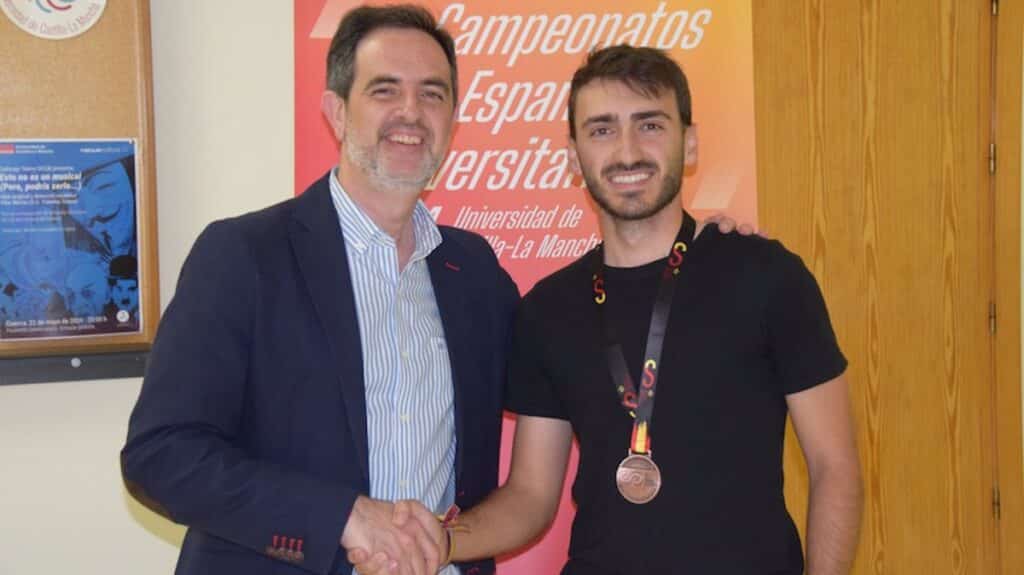 Diego García Page, medalla número 20 para la UCLM en los Campeonatos de España Universitarios