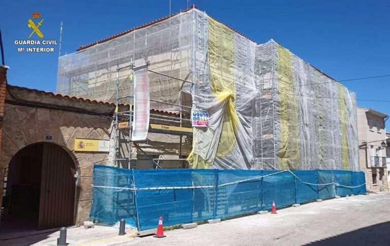 La Guardia Civil realiza obras de rehabilitación eficiente en los cuarteles de Almonacid de Zorita y de Brihuega