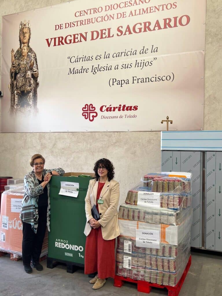 Mercadona dona 3 toneladas de alimentos a Cáritas Toledo para hacer frente al contexto de "extraordinaria complejidad"