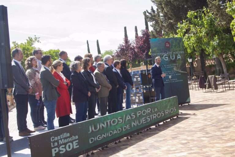 PSOE C-LM no parará hasta que haya "justicia y dignidad" con el Tajo y afea a PP que se haya "escondido"