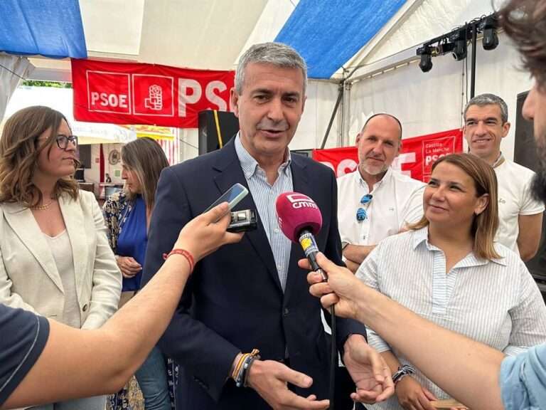 PSOE tilda de "indignante" la posición de Núñez en materia hídrica y le acusa de ponerse "del lado del Levante"