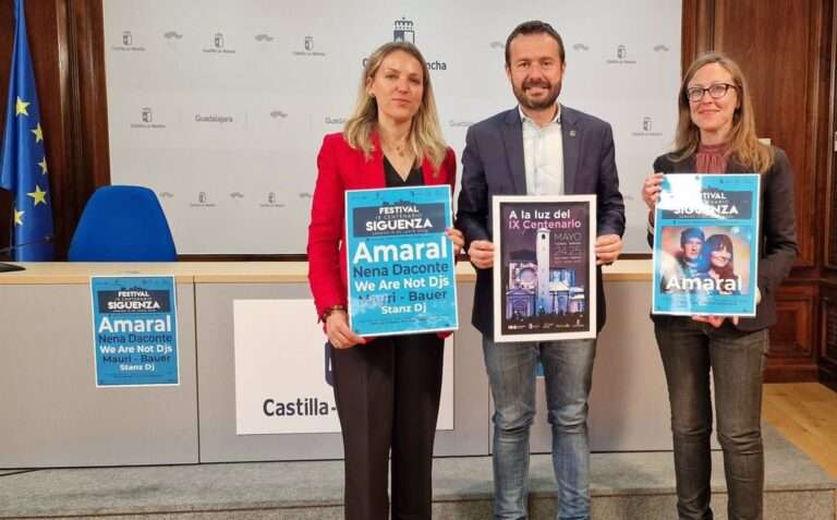 Un video mapping y actuaciones de Nena Daconte y Amaral llenarán Sigüenza con motivo del IX Centenario de su Reconquista