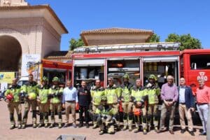 Servicios de emergencia simulan un accidente de tráfico en Albacete para dar a conocer las acciones que realizan