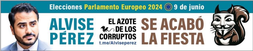 'Se Acabó la Fiesta': El nuevo partido de Alvise Pérez para las Elecciones Europeas 1