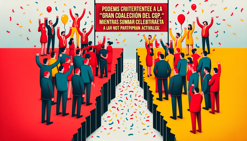 Podemos critica fuertemente a la "gran coalición" del CGPJ mientras Sumar celebra la situación a pesar de no participar activamente 2