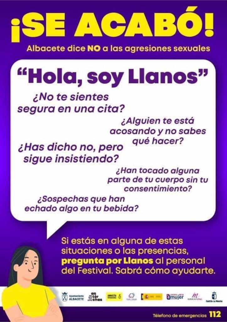 Albacete lanzará la campaña contra las agresiones sexuales 'Pregunta por Llano' en el Festival Antorchas