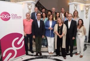 Carmen Fúnez protagoniza una nueva reunión del Foro Club Conecta de periodistas castellanomanchegos en Madrid