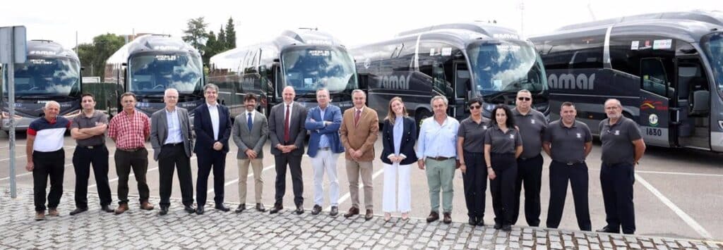 Un total de 12 nuevos autobuses cubrirán desde esta semana la línea Talavera-Madrid